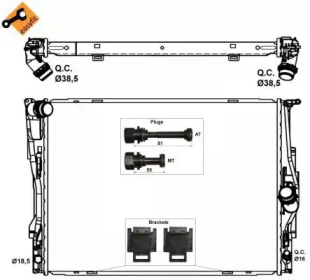 WILMINK GROUP wg1722353 -  Радиатор, охлаждение двигателя